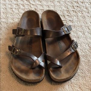 Brown Birkenstocks